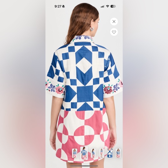 Sea Tanya Patchwork Short Sleeve Dress - Picture 9 of 9